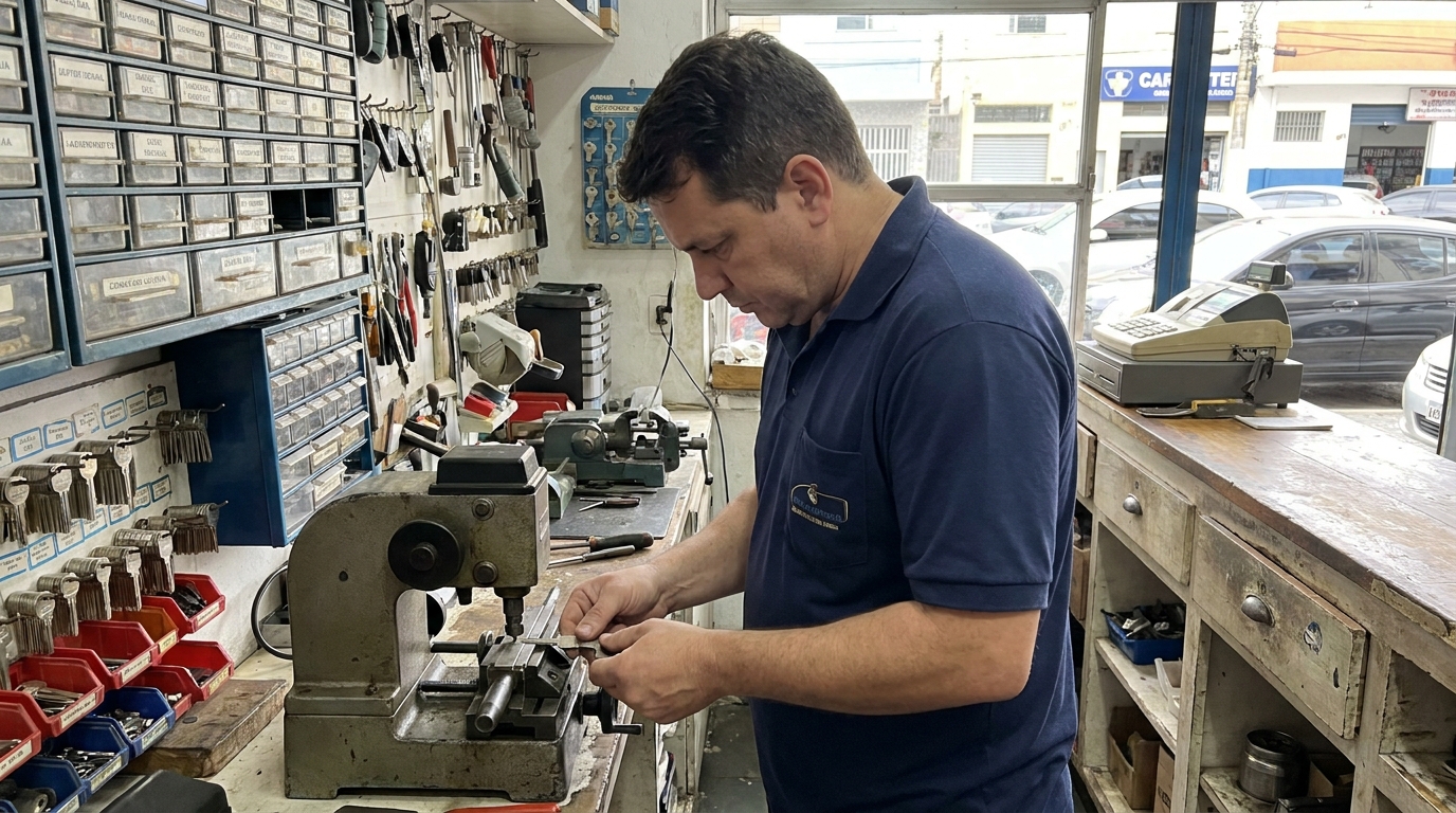 Confecção de Chave Automotiva profissional em São José do Rio Preto‑SP